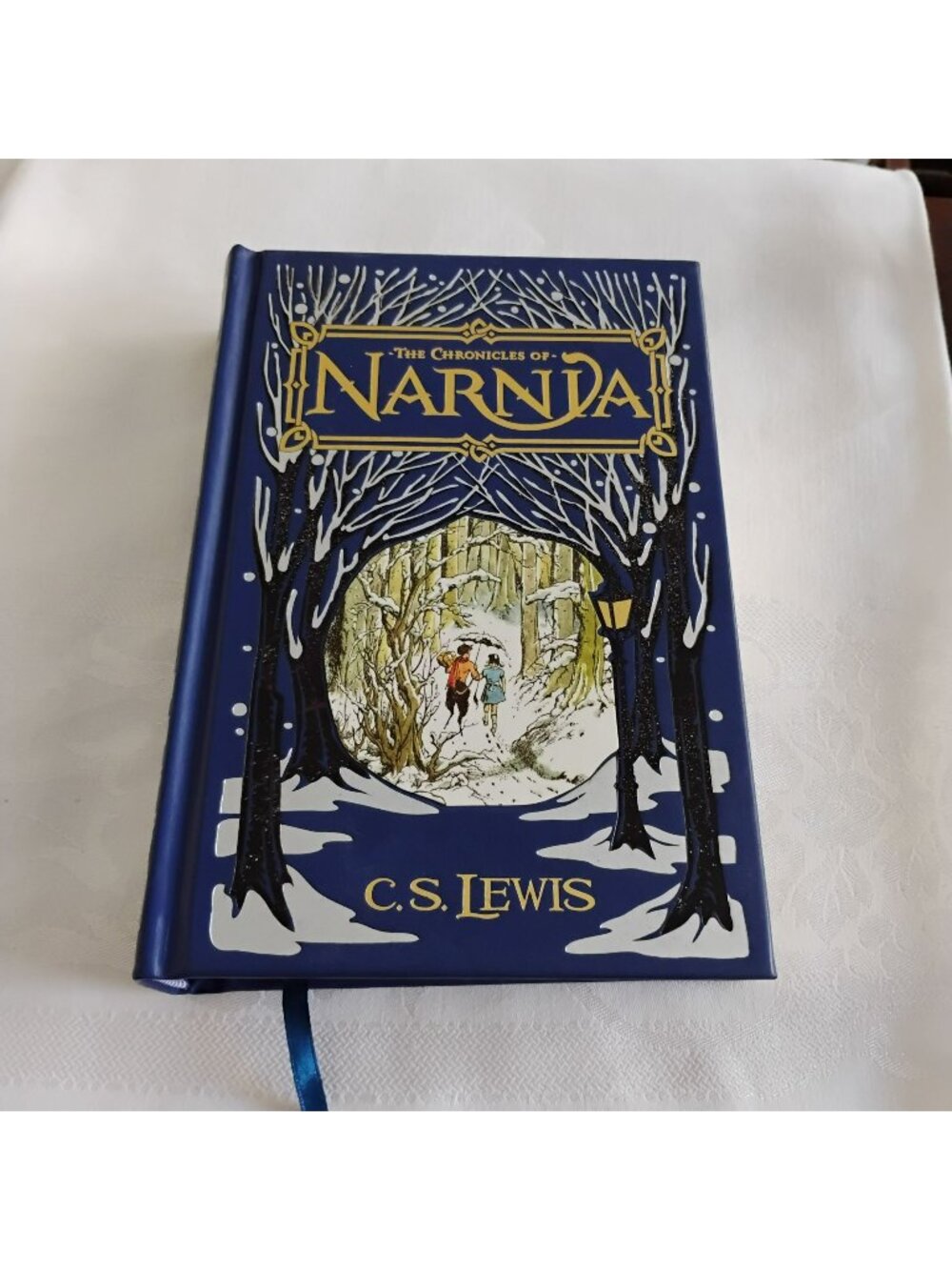 The Chronicles Of Narnia Barnes & Noble Leatherbound Omnibus C.S. Lewis 2010